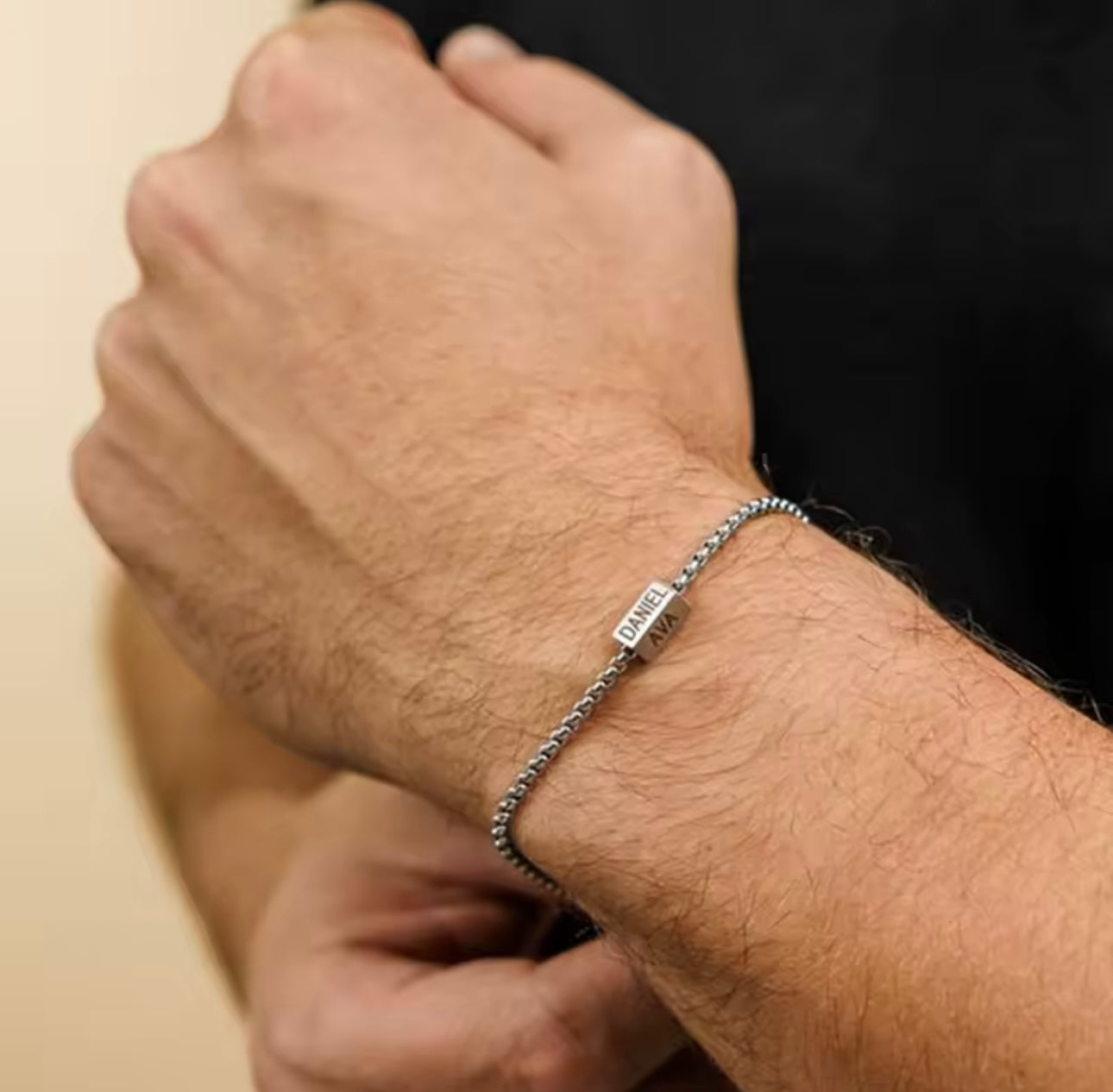 Stainless steel men’s bracelet