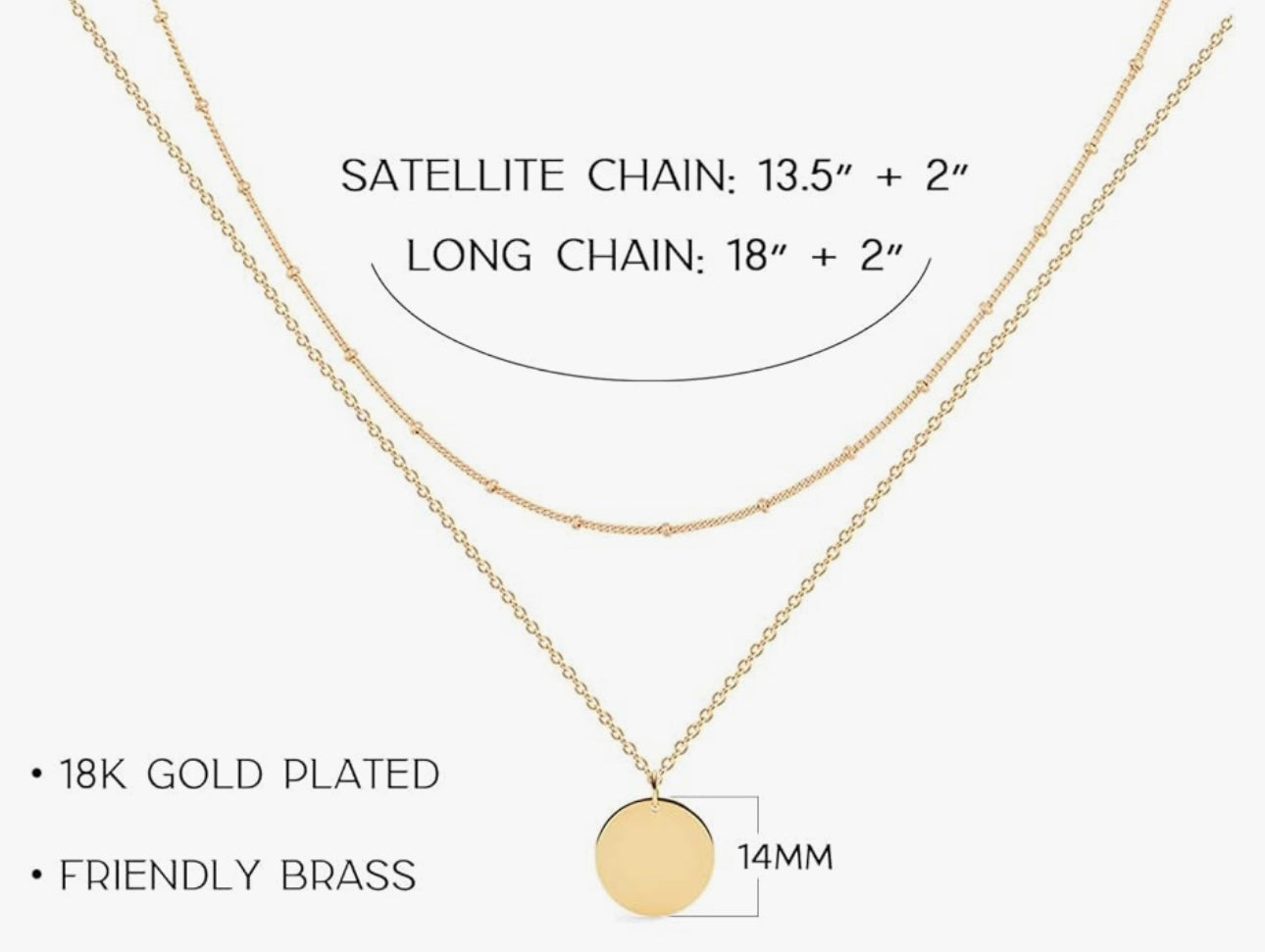 *preorder* The Coin Layer pendant necklace