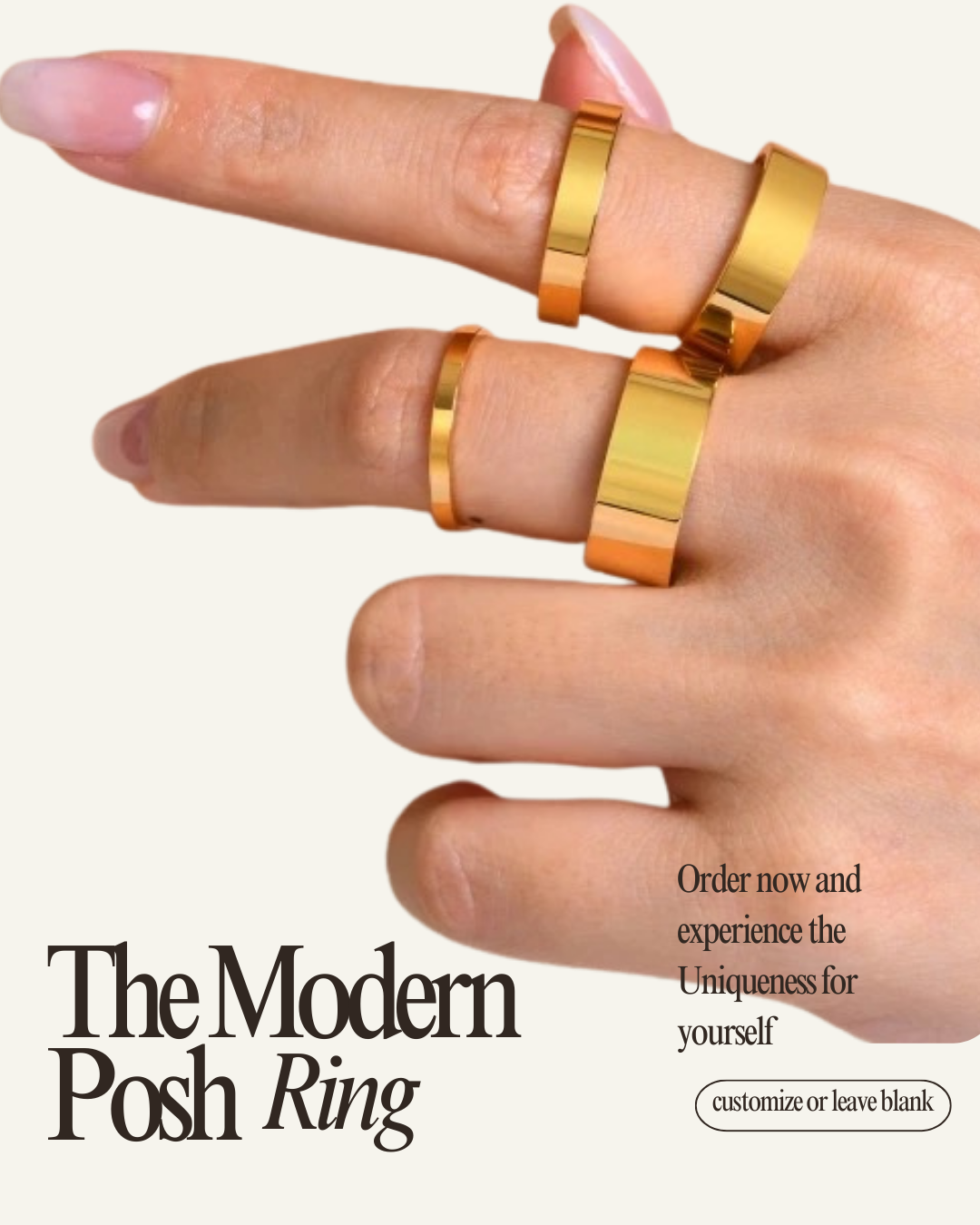 The Modern Posh Ring